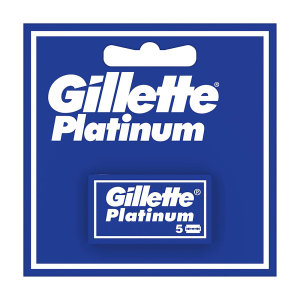 GILLETTE PLATINUM DOUBLE EDGE RASIERKLINGEN 5ER