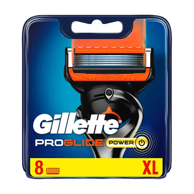 GILLETTE PROGLIDE POWER RASIERKLINGEN 8ER