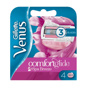 GILLETTE VENUS COMFORTGLIDE SPA BREEZE RASIERKLINGEN 4ER