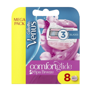 GILLETTE VENUS COMFORTGLIDE SPA BREEZE RASIERKLINGEN 8ER