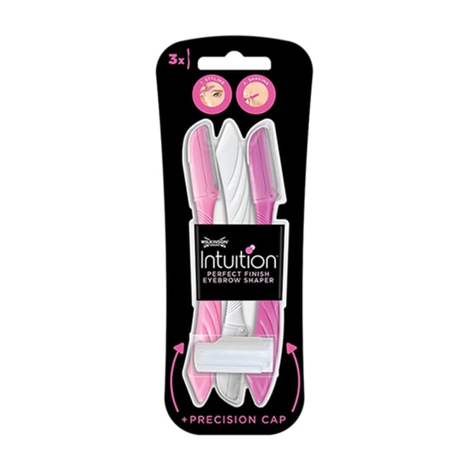 WILKINSON SWORD INTUITION PERFECT FINISH EYEBROW SHAPER (3 STÜCK)