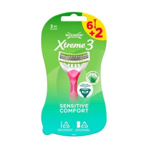 WILKINSON SWORD XTREME 3 BEAUTY SENSITIVE COMFORT EINWEGRASIERER 6+2